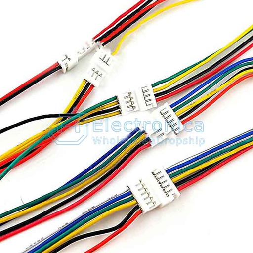 [99190341] Cable Connector 6Pin to 6Pin JST XH Plug 2.54mm 24AWG with Male Connector