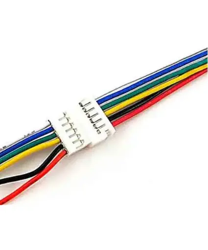 [99190341] Cable Connector 6Pin to 6Pin JST XH Plug 2.54mm 24AWG with Male Connector