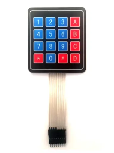 [99187006] Keypad 4X5 Button Membrane Sealed