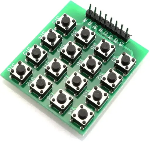[99187033] Keypad 4x4 Matrix 16 Button Keyboard Module