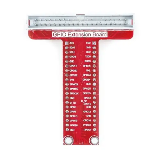 [99187450] Raspberry Pi 3 Model B GPIO Extension Adapter Red (Cable not Included)