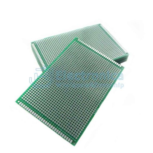 [99187483] Prototype Double Side PCB 8x12 cm Universal Board Green (Per Piece)