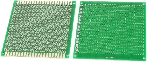 [99187487] Prototype Single Side PCB 10x10 cm Universal Board Green (Per Piece)
