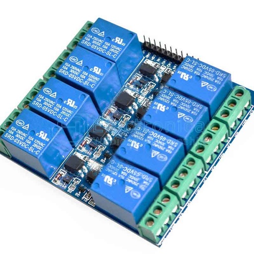 [99187558] Relay Module Board 8 channel 5V 2Rows with Optocoupler