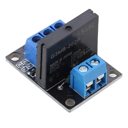 [99187559] Relay Module 1 Channel SSR 5V DC To 240 AC Solid State Low Level