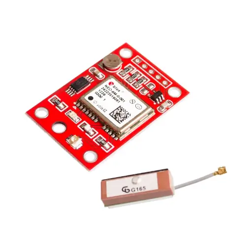 [99187627] GPS Module NEO-6M-0-001 Red With APM2.5 Antenna