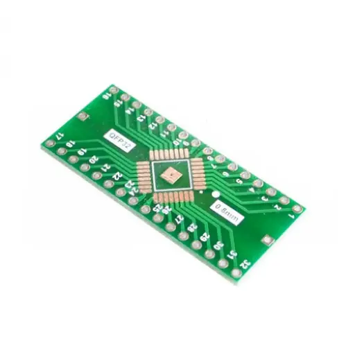 [99187654] Adapter Breakout For Arduino Atmega328 Atmega8 SMD AVR STM32 TQFP/QFP 32 0.8mm to DIP PCB (Per Piece)