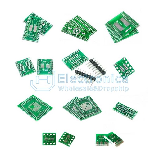[99187654] Adapter Breakout For Arduino Atmega328 Atmega8 SMD AVR STM32 TQFP/QFP 32 0.8mm to DIP PCB (Per Piece)
