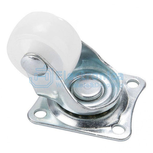 [99187924] Robot - Universal Metal Body 25mm Nylon Wheel for 2WD Car part