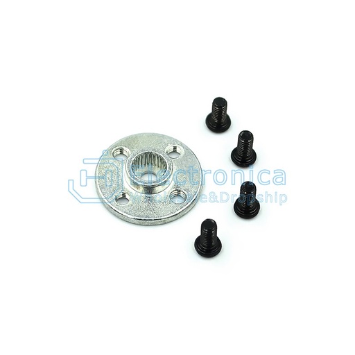 [99187930] Robot - Small metal disc 25T universal standard rudder servo robot dedicated MG995 MG996