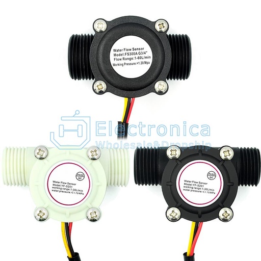 [99187935] Water Flow Sensor 1-30L/min 2.0MPa YF-S201