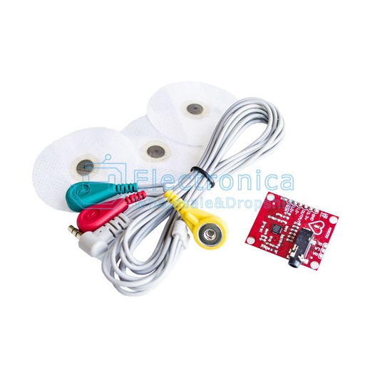 [99188360] ECG Heart Signal Module With Electrodes AD8232