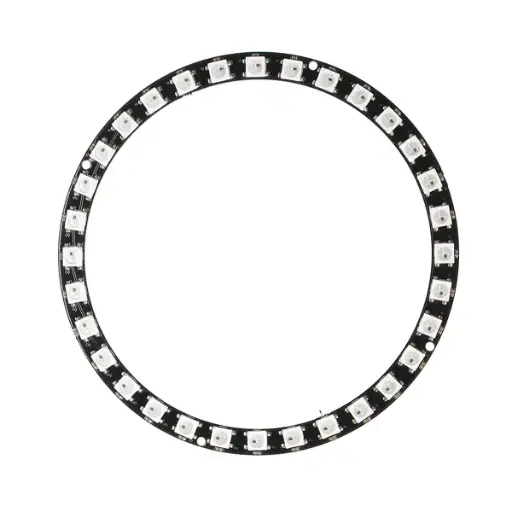 [99188382] LED Circle RGB 40 LED NEOPIXEL Compatible WS2812 5050 Board