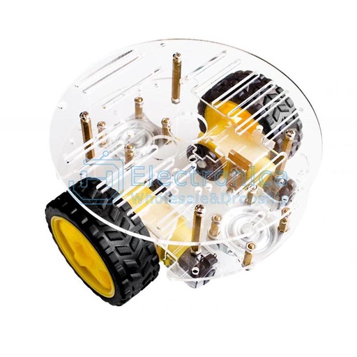 [99188506] Robot 2 Wheel Drive Circular Smart Car chassis Kit For Arduino