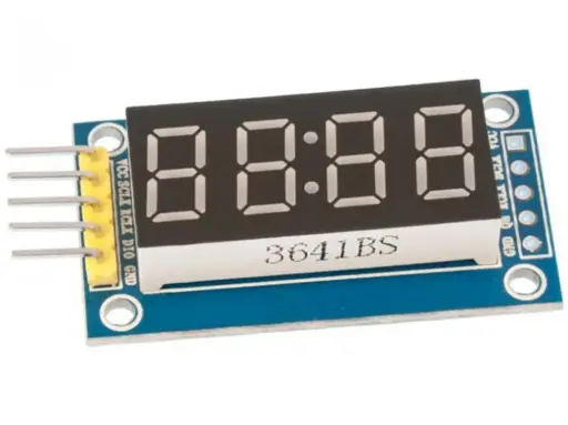 [99188572] 7 Segment 4 Digits Display With 2x 74HC595 Module
