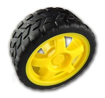 [99188624] Robot - Plastic Robot Tire Wheel 66MM FZ0394 For, Geared Dc , Servo ,Stepper Motors,4W Car