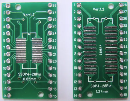 [99189552] Adapter PCB Board Smd Turn To Dip SOP28 0.65/1.27mm