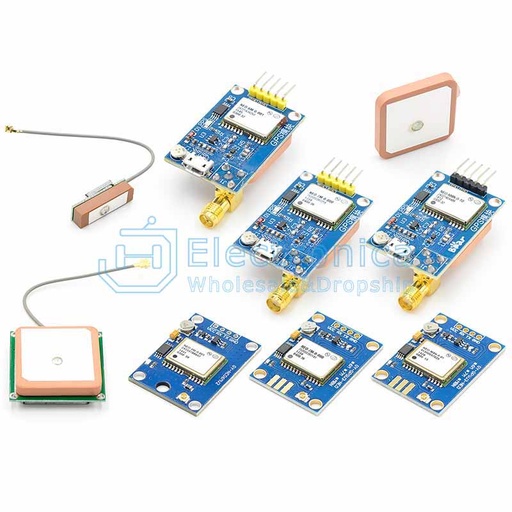 [99190275] GPS Module NEO6M With APM2.5 Antenna on board and SMA/IPEX Interface