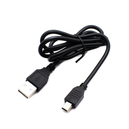 [99187163] Cable Mini USB 1M Long Black for Arduino Nano