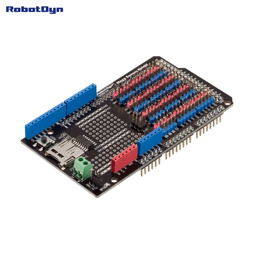 [99187291] Expansion Sensor Shield With SD Card Logger For Arduino Mega 2560 RobotDYN