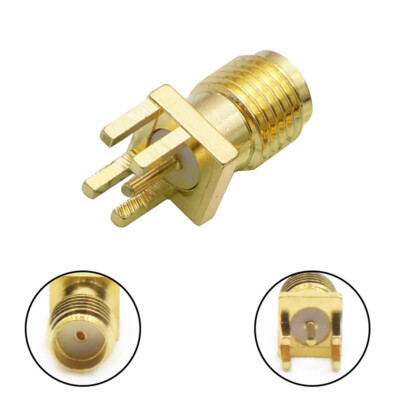[99187606] SMA Female Plug Straight Receptacle Solder Adapter Connector