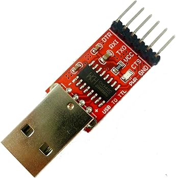[99187617] USB to TTL Serial Converter 6Pins CH340 Red