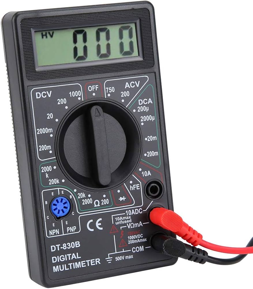 Digital Multimeter Black | TechMaze General Trading