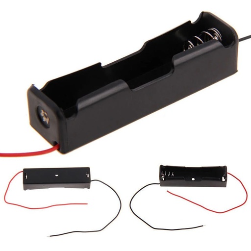 [99187670] Battery Holder 18650 Lithium ion Storage Case Box w Wire Leads