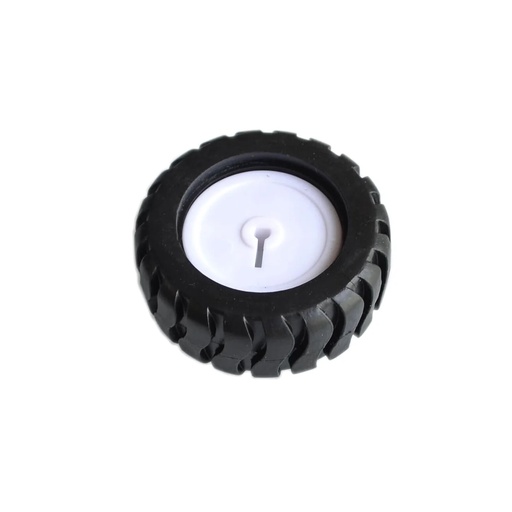 [99187911] Robot - Plastic Robot Wheel 19x47mm Black (Per Piece)