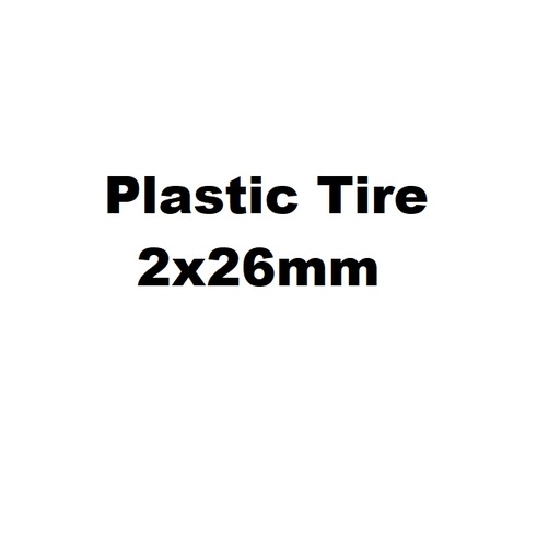 [99187912] Robot - Plastic Tire 2x26mm (Per Piece)