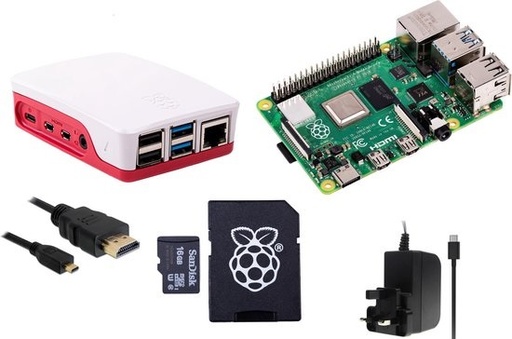[99187952] Raspberry Pi 4 Model B Starter Kit (2GB - UK Plug - 32GB)