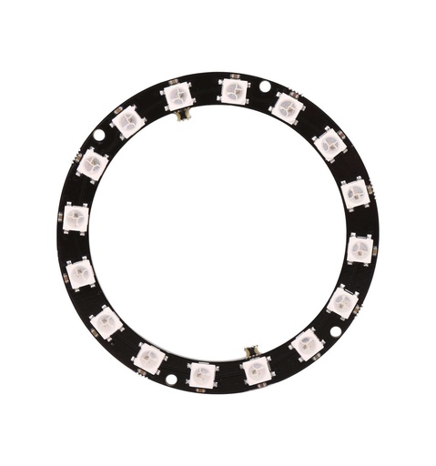 [99188379] LED Circle RGB 16 LED NEOPIXEL Compatible WS2812 5050 Board