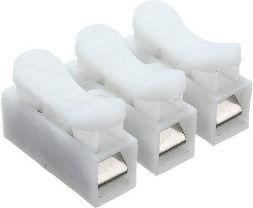[99188388] Connector 3 Pins Quick Fix Push-in Clip Spring Connector Cable Terminal Block