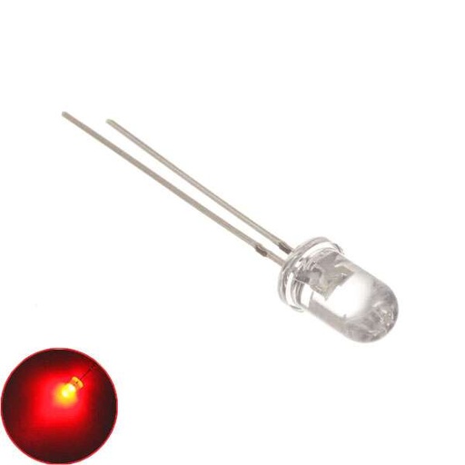 [99188394] LED 5mm Clear Red