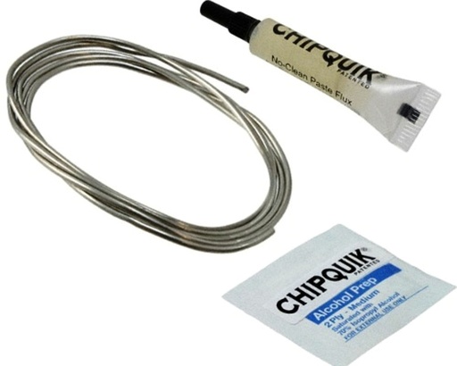 [99188473] Solder SMD Removal Kit chipQuik Alloy 2.5ft Flux Alcohol Pads, Leaded - SMD1