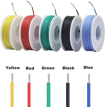 [99189598] Wire HOOK UP SOLID 22 AWG Black (Per Roll = 91.44m or 100y)