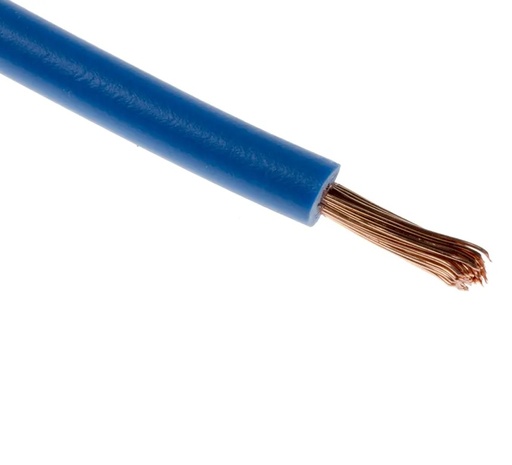 [99189790] Wire HOOK UP Copper Stranded 20 AWG Blue (Per Meter)