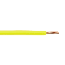 [99189793] Wire HOOK UP Copper Stranded 20 AWG Yellow (Per Meter)