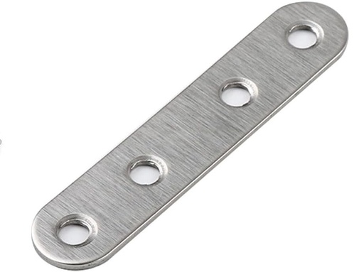 [99189836] Prototyping Parts Profile Connector Hot Bed Support Pallet Fixed Straight Strip Stainless Steel 55mm x 10mm (5pcs)