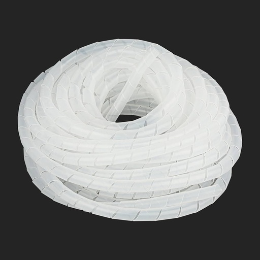 [99189865] Cable Management Cover Wrapping Tube 4mm White (Per meter)
