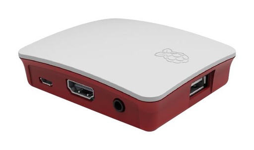 [99189959] Raspberry Pi 3 A+ official Case Enclosure - White/Red