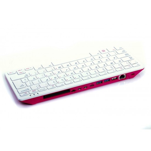 [99190109] Raspberry Pi 400 US Pink/White (Compatible With RPi4)
