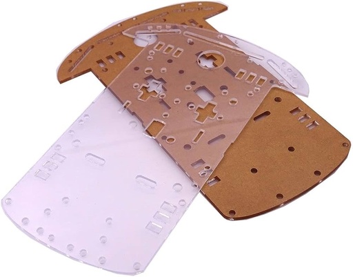 [99190135] Robot 2WD Smart Robot Car Chassis only (transparent)