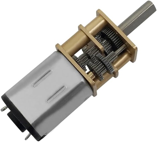 [99190247] Motor DC Micro Geared 10mm Long axis Metal Gear Box GA12-N20 100RPM 3V