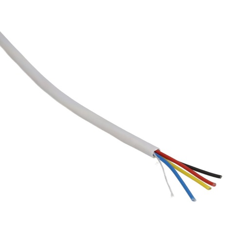 [99190301] Wire 26AWG 4 Core XLT Copper White