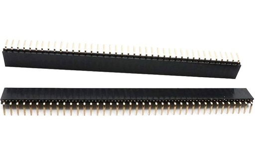 [99190339] Pin Headers 40Pin Female Jumper Socket Single Row L Shape Right Angle