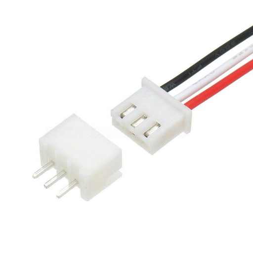 [99190342] Cable Connector 3Pin to 3Pin JST XH Plug 2.54mm 24AWG with Female Connector