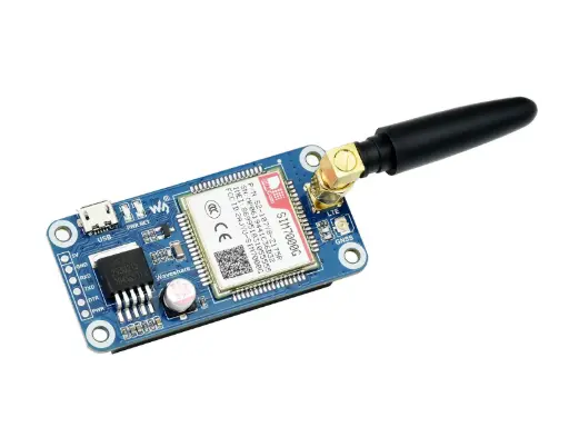 [99190378] Raspberry Pi GlobalConnect SIM7000G NB-IoT/Cat-M/EDGE/GPRS HAT with GNSS and Global Band Support