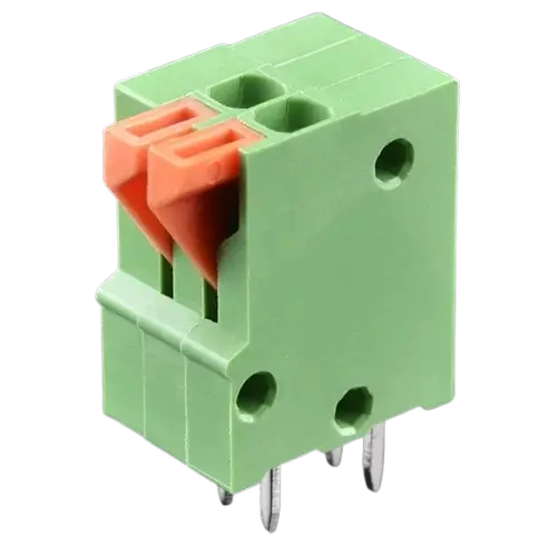 [99190393] Connector Spring Terminal PCB mount (2-Pin Sparkfun)