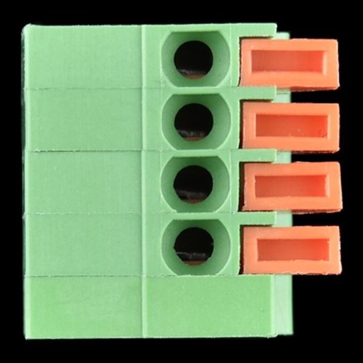 [99190395] Connector Spring Terminal PCB mount (4-Pin Sparkfun)